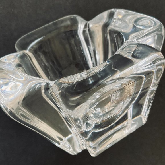 ORREFORS Sweden Vintage "Max Cross" Crystal Votive EUC - Picture 2 of 9